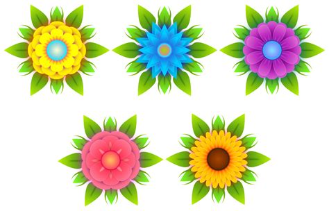 flower vector free download.